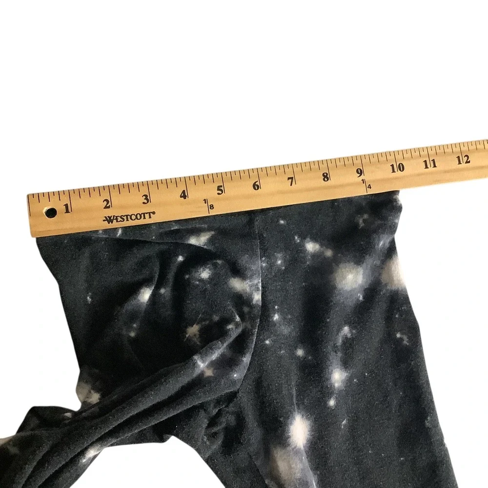 Old Navy Girls Galaxy Print Leggings Size M 8 Black Built In‎ Tough Activeweargh